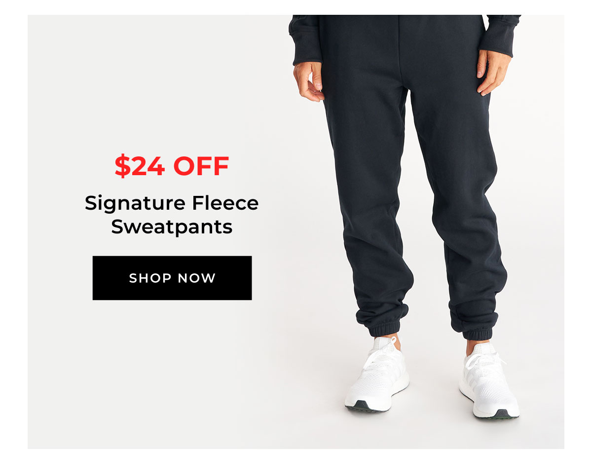 Signature Fleece Sweatpants | Shop Now 