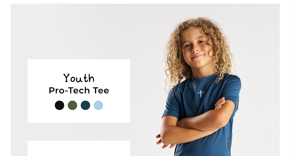 Youth Pro-Tech Tee "Cross"