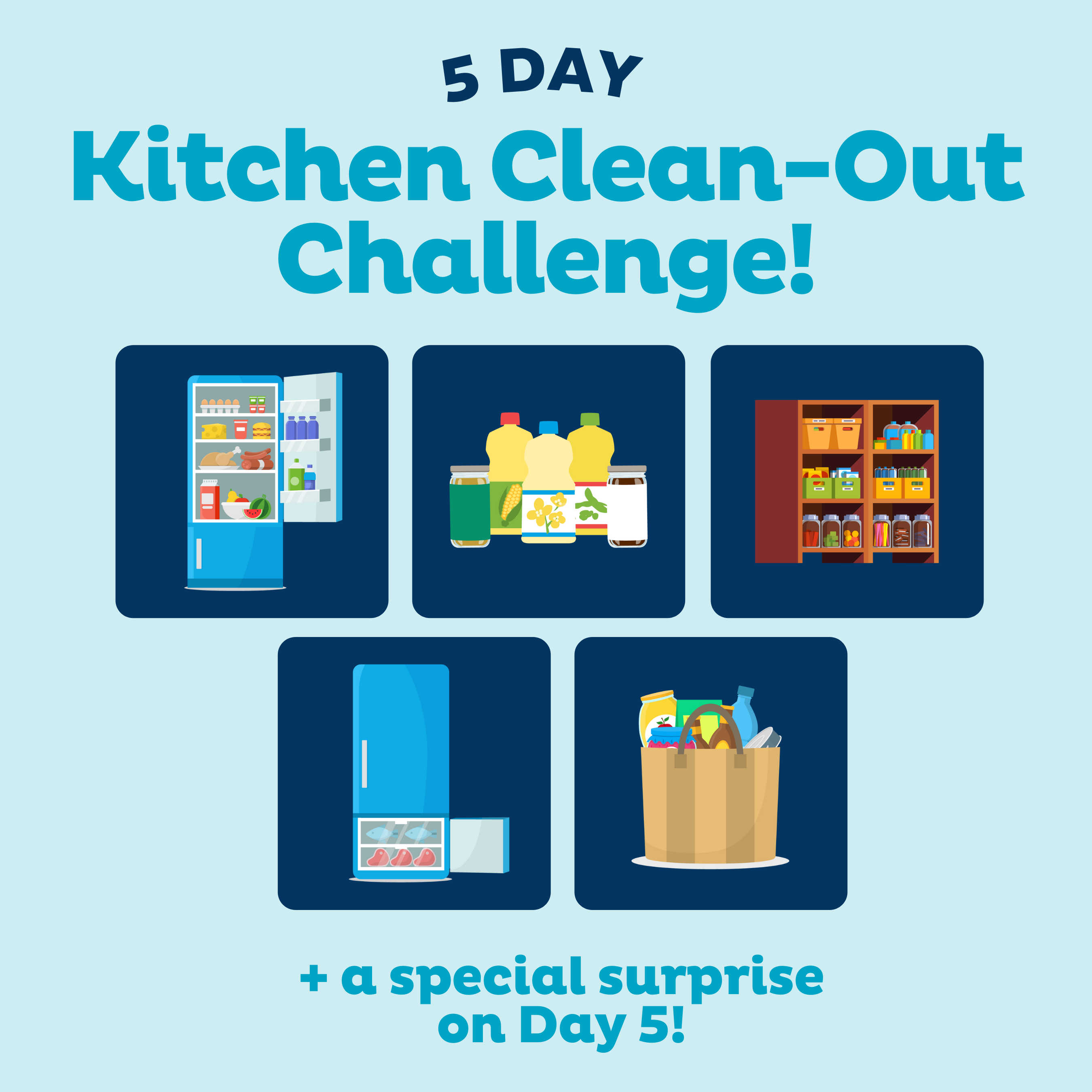 🧽 5 Day Kitchen CleanOut Challenge Balanced Bites