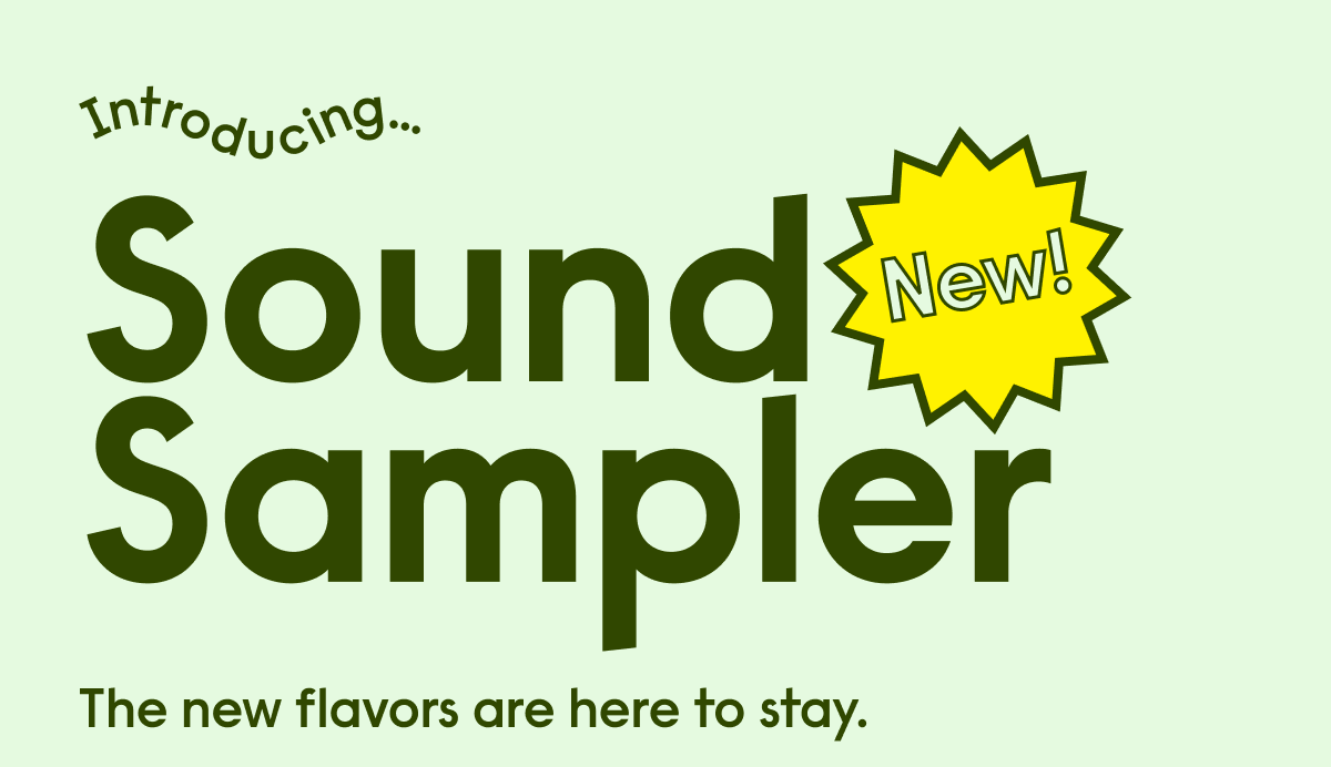 Introducing The New Sampler Pack🎉 Drink SOUND