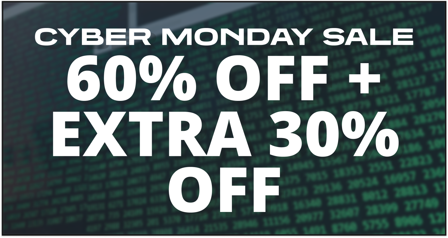 60% OFF SITEWIDE+ EXTRA 30% OFF