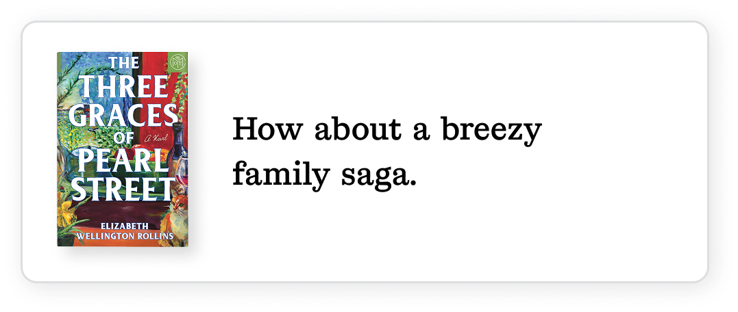 How about a breezy family saga.