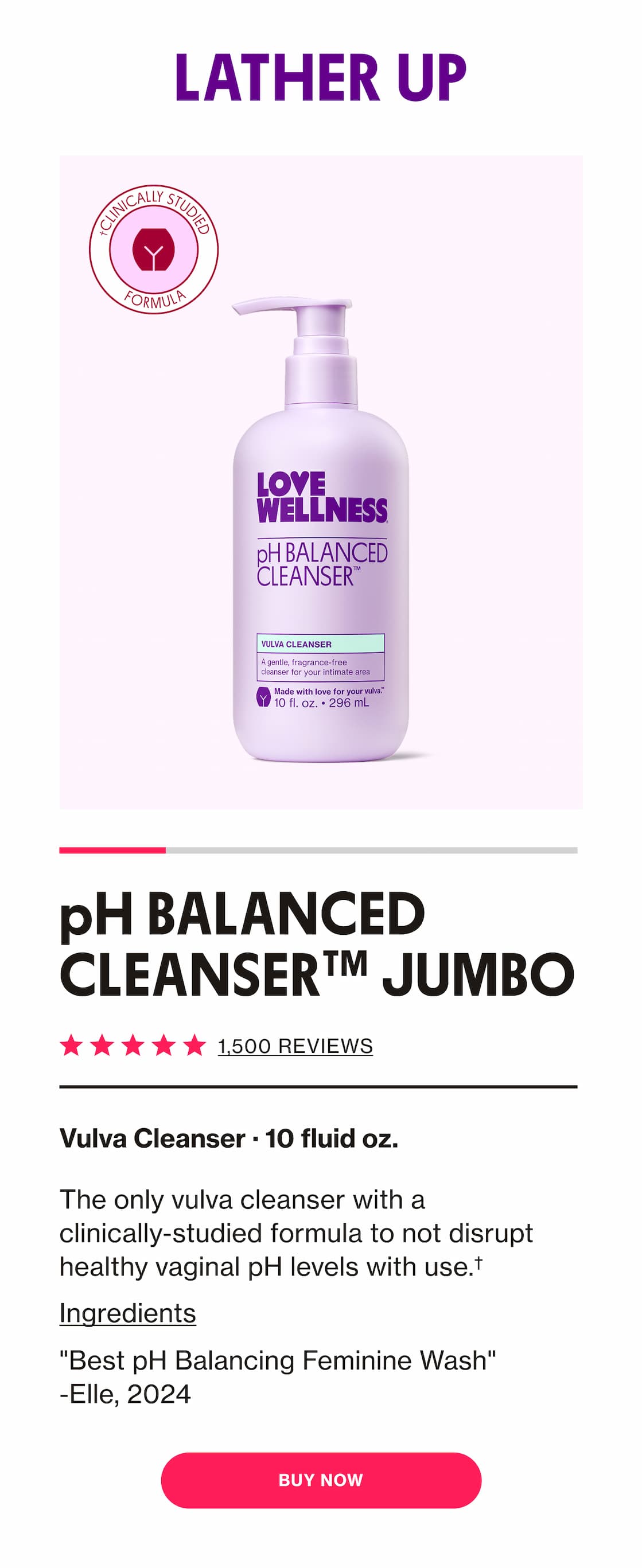 LATHER UP | pH BALANCED CLEANSER JUMBO | BUY NOW LATHER UP | pH BALANCED CLEANSER JUMBO | BUY NOW