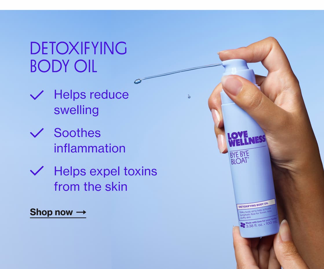 DETOXIFYING BODY OIL | SHOP NOW