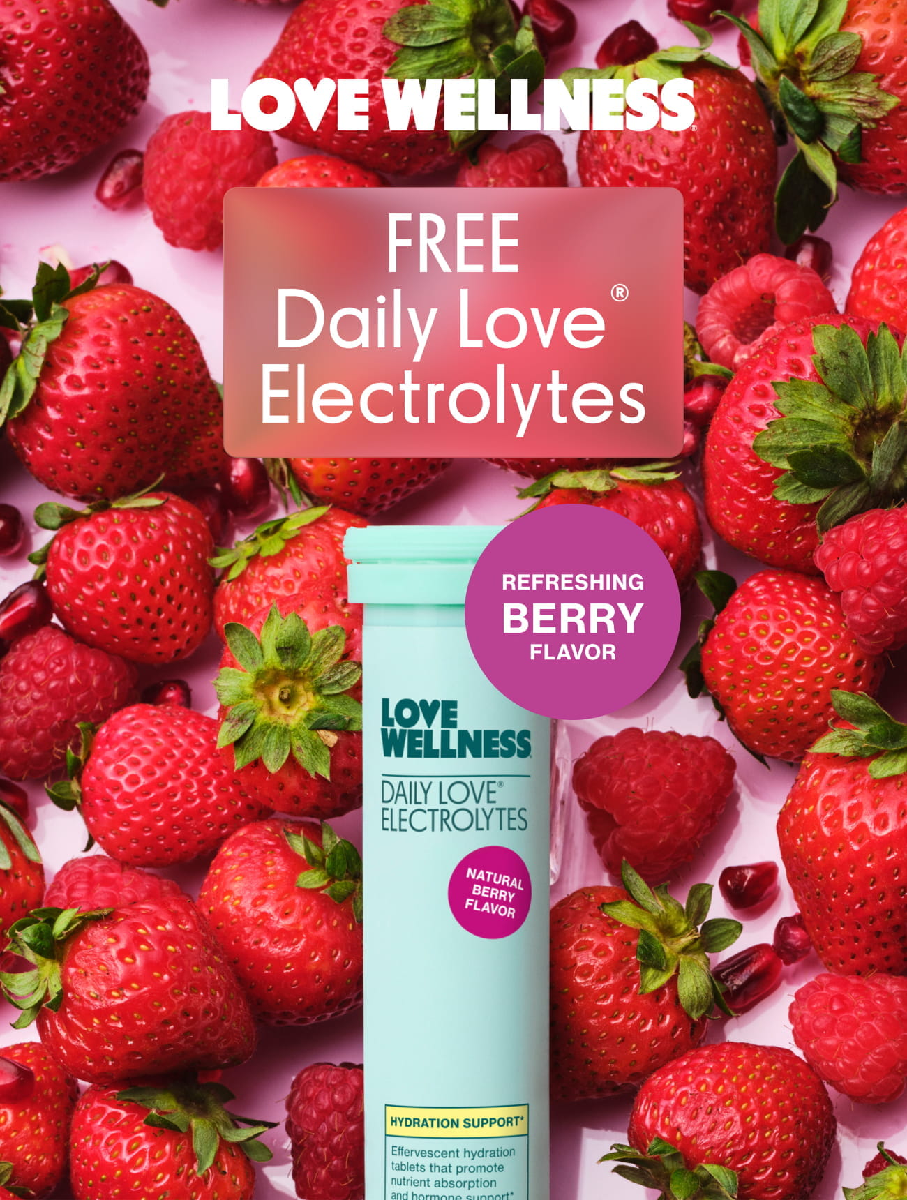 FREE Daily Love® Electrolytes | REFRESHING BERRY FLAVOR