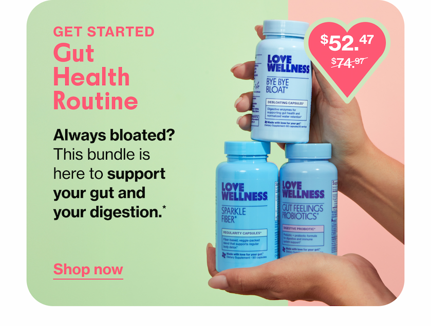 GET STARTED | Gut Health Routine | Always bloated? This bundle is here to support your gut and your digestion.* | Shop now