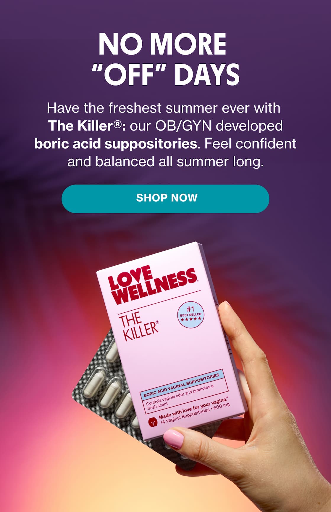 NO MORE "OFF" DAYS | SHOP NOW NO MORE "OFF" DAYS | SHOP NOW