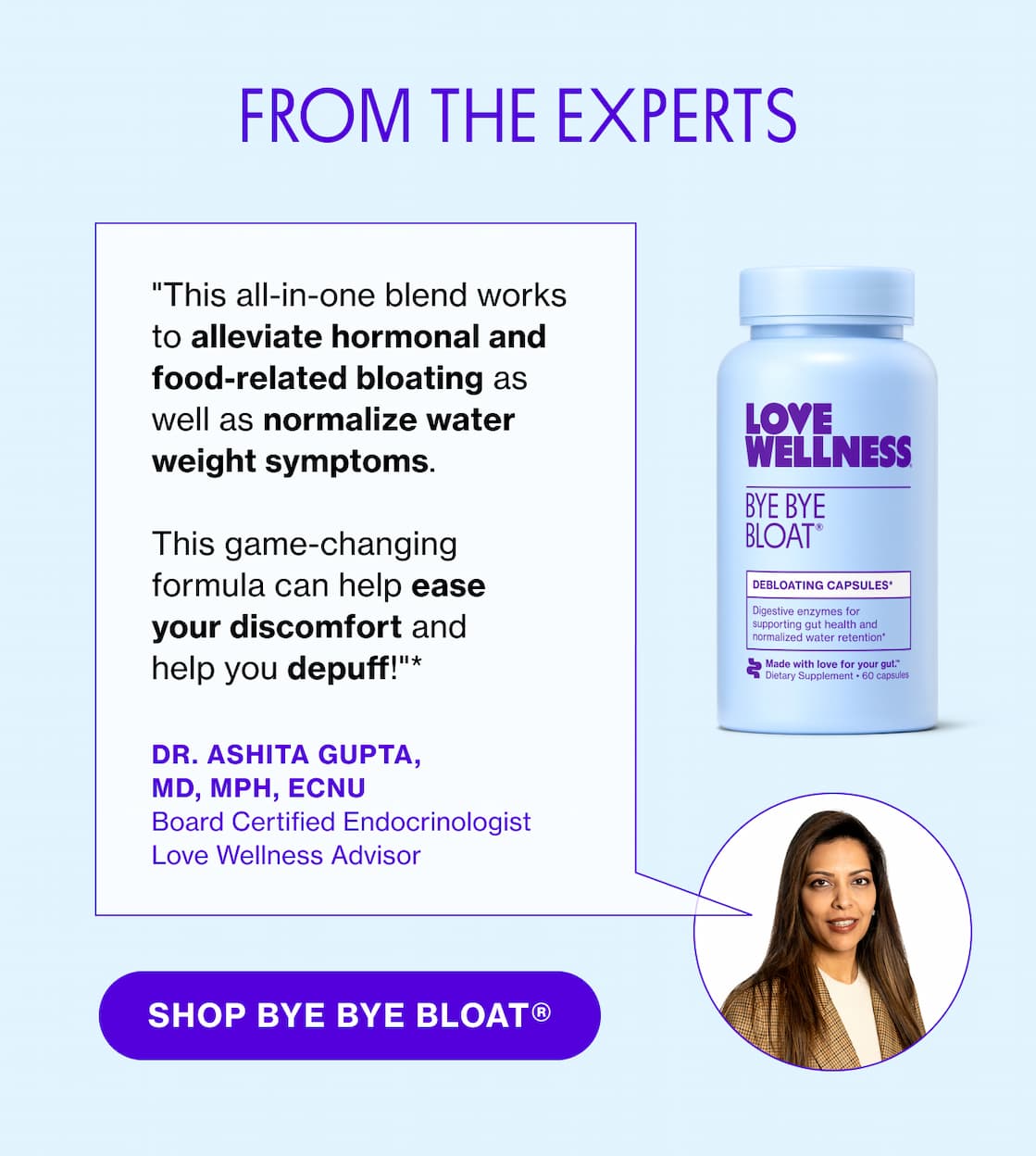 FROM THE EXPERTS | SHOP BYE BYE BLOAT FROM THE EXPERTS | SHOP BYE BYE BLOAT