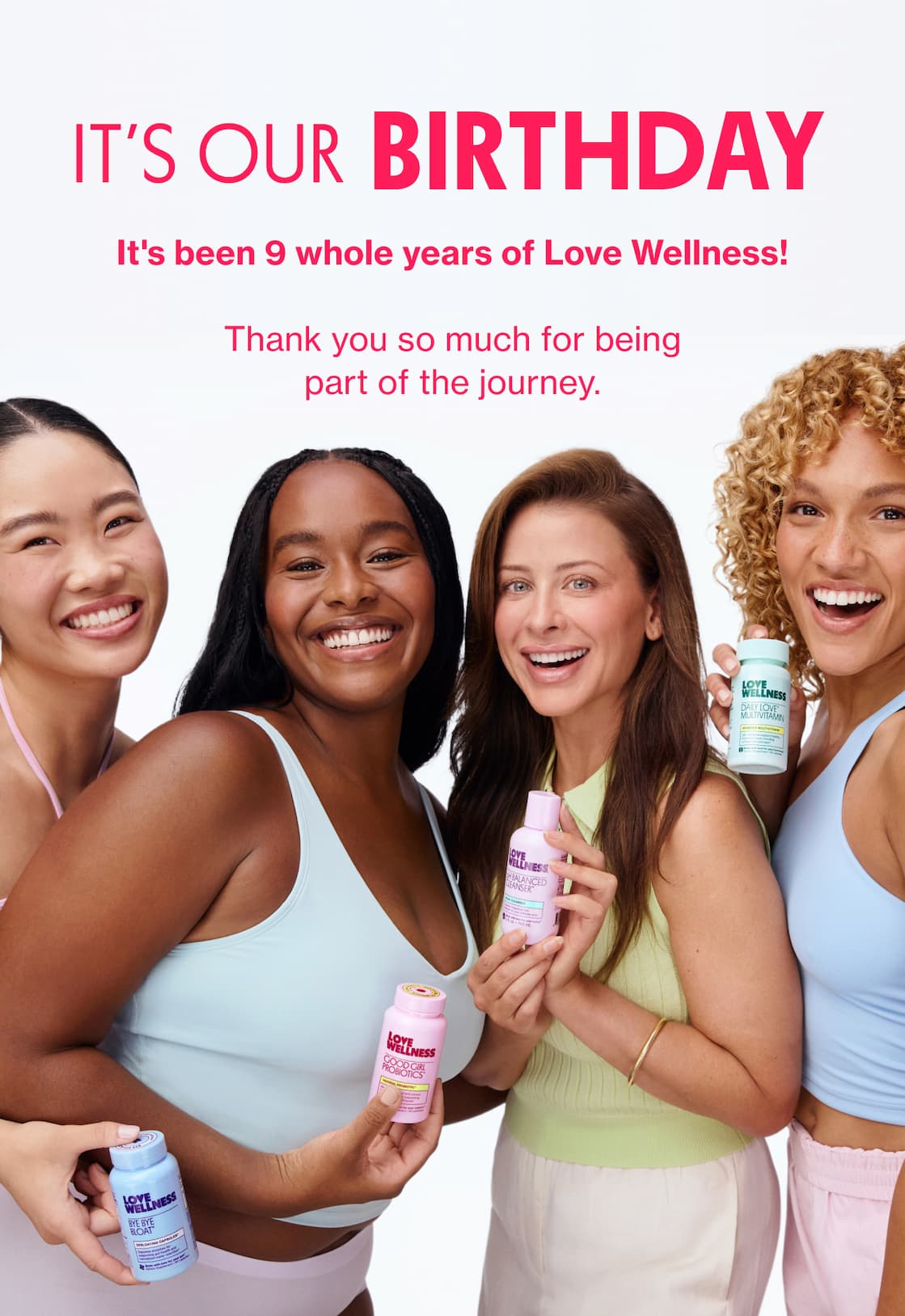 IT'S OUR BIRTHDAY | It's been 9 whole years of Love Wellness! | Thank you so much for being part of the journey. IT'S OUR BIRTHDAY | It's been 9 whole years of Love Wellness! | Thank you so much for being part of the journey.