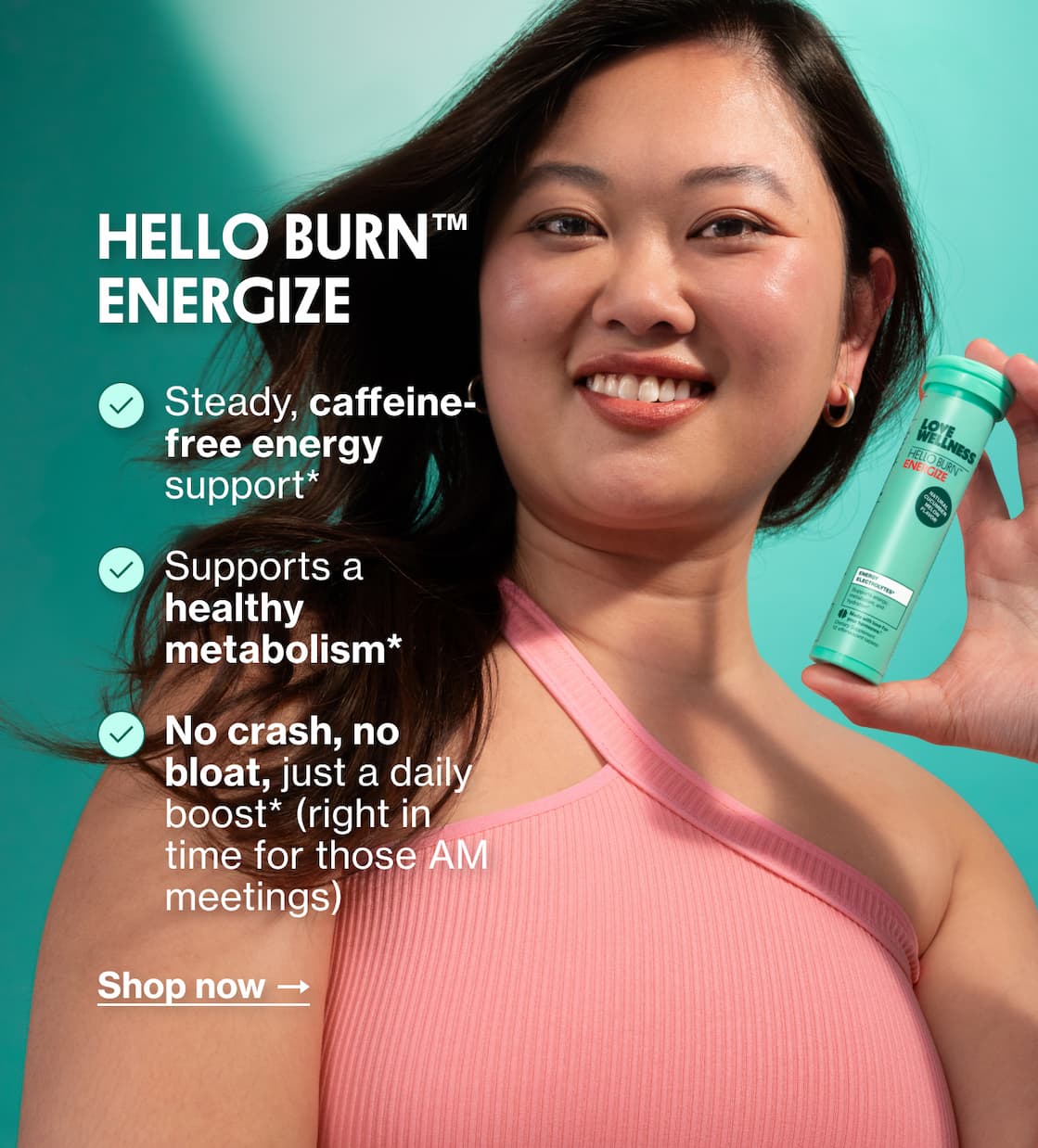 HELLO BURN ENERGIZE | Shop now