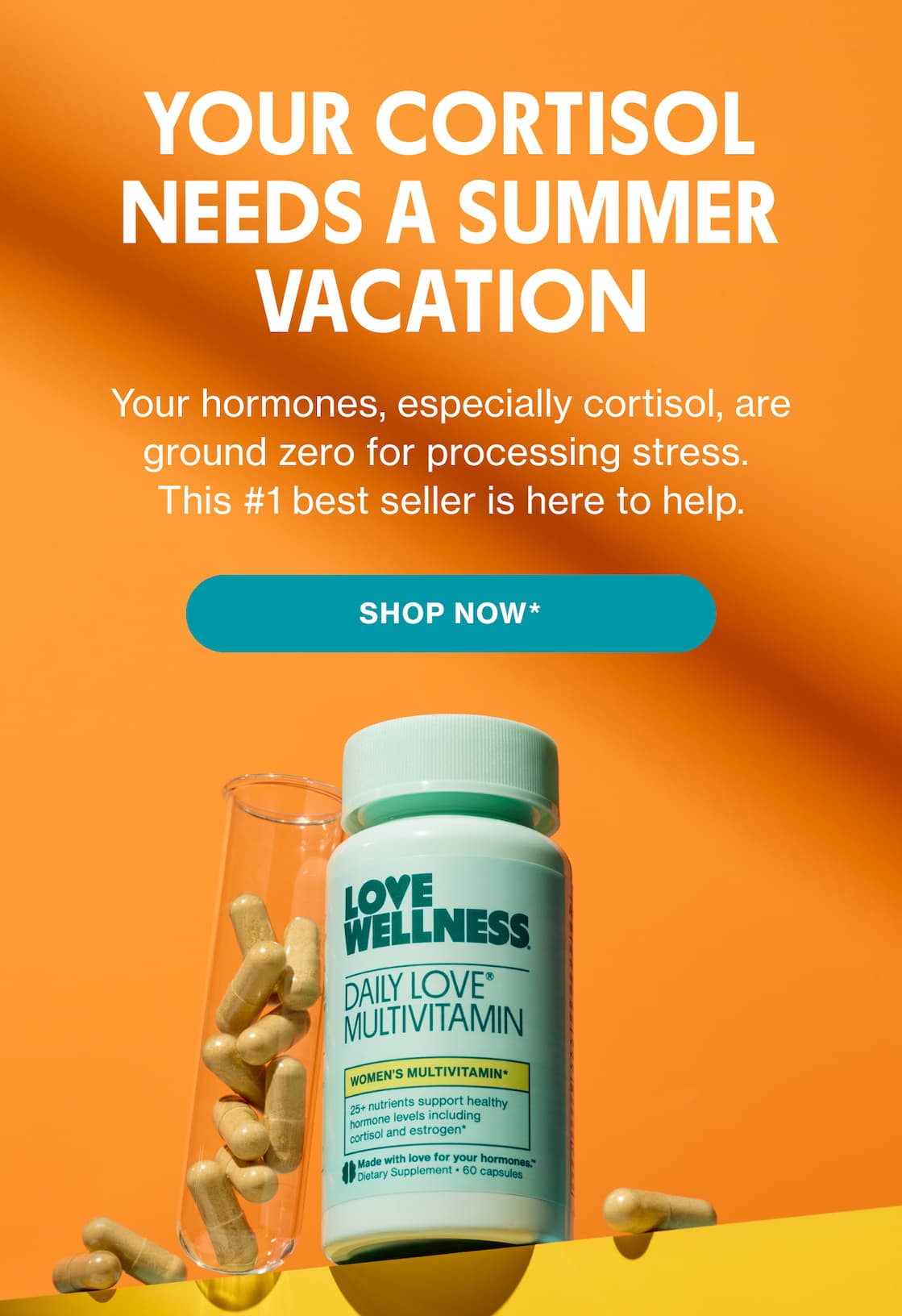 YOUR CORTISOL NEEDS A SUMMER VACATION | SHOP NOW*