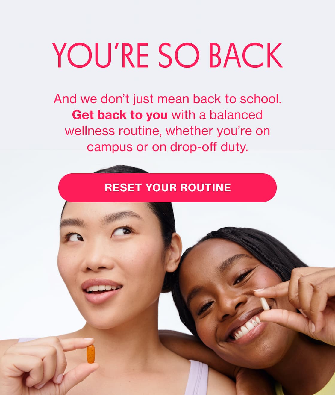 YOU'RE SO BACK | RESET YOUR ROUTINE YOU'RE SO BACK | RESET YOUR ROUTINE