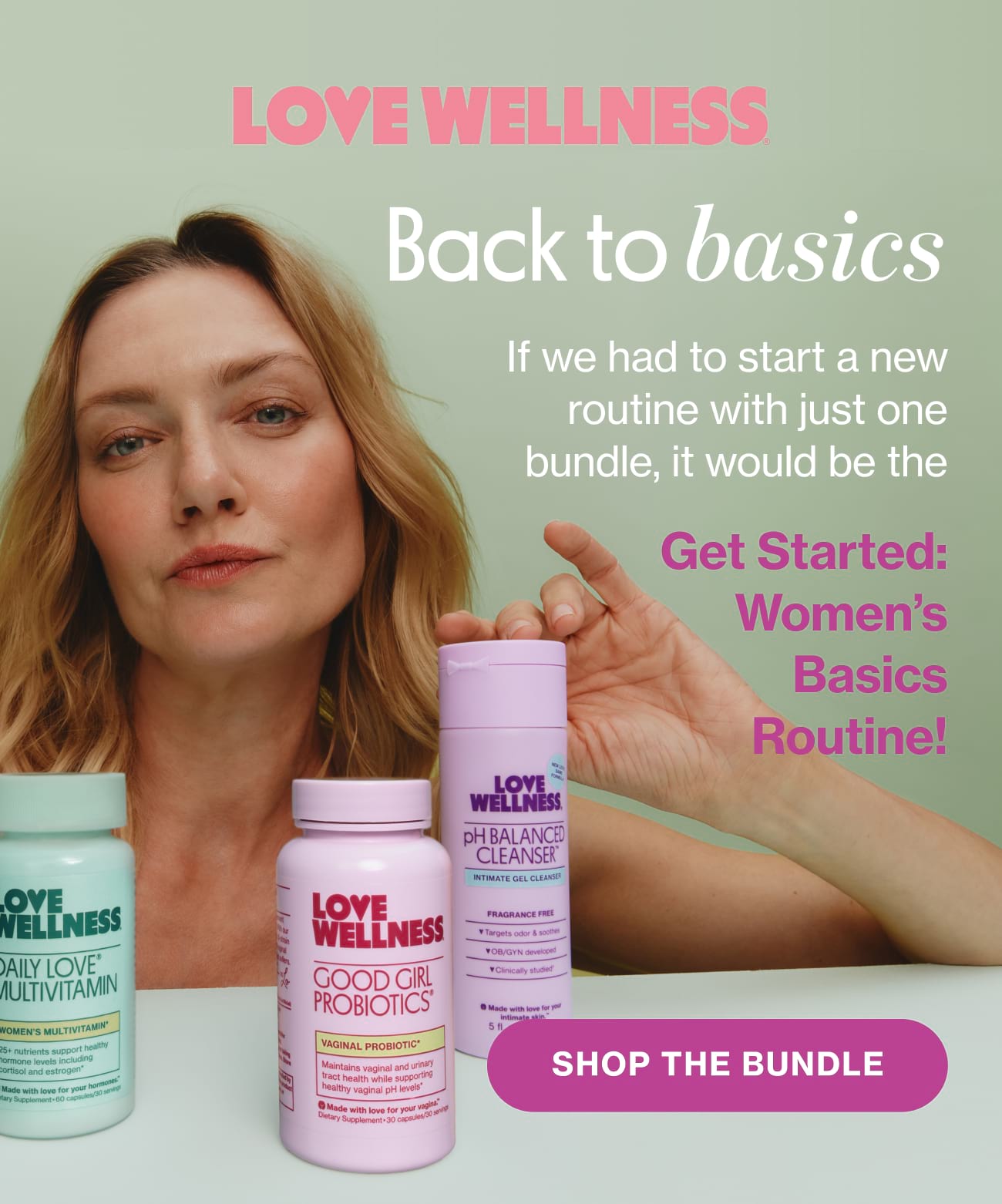 Back to basics |  If we had to start a new routine with just one bundle, it would be the Get Started: Women's Basics Routine! | SHOP THE BUNDLE