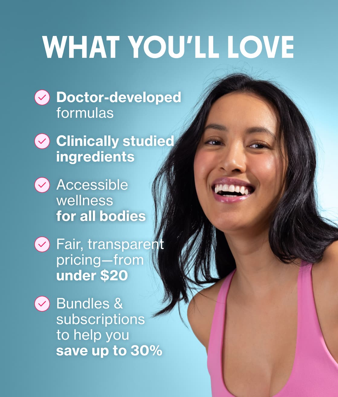 WHAT YOU'LL LOVE  WHAT YOU'LL LOVE