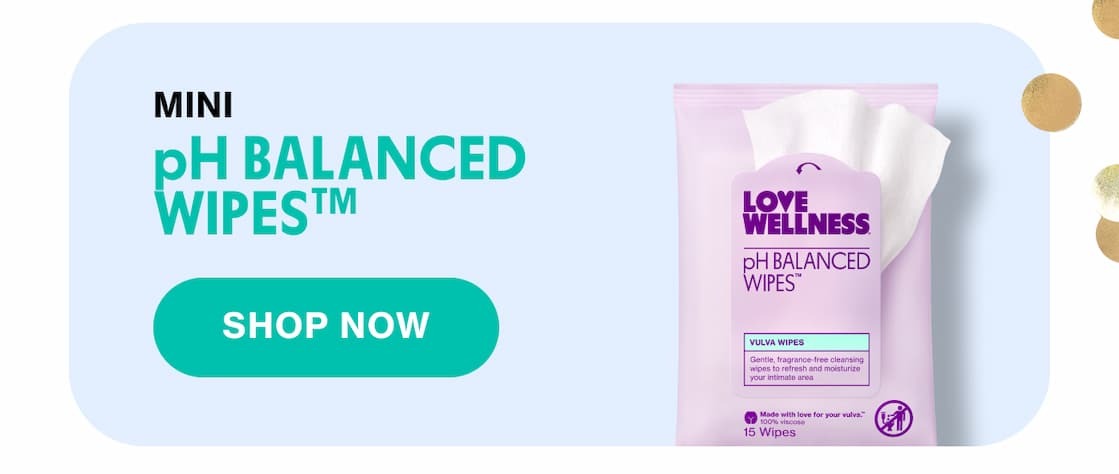 Mini pH Balanced Wipes | SHOP NOW