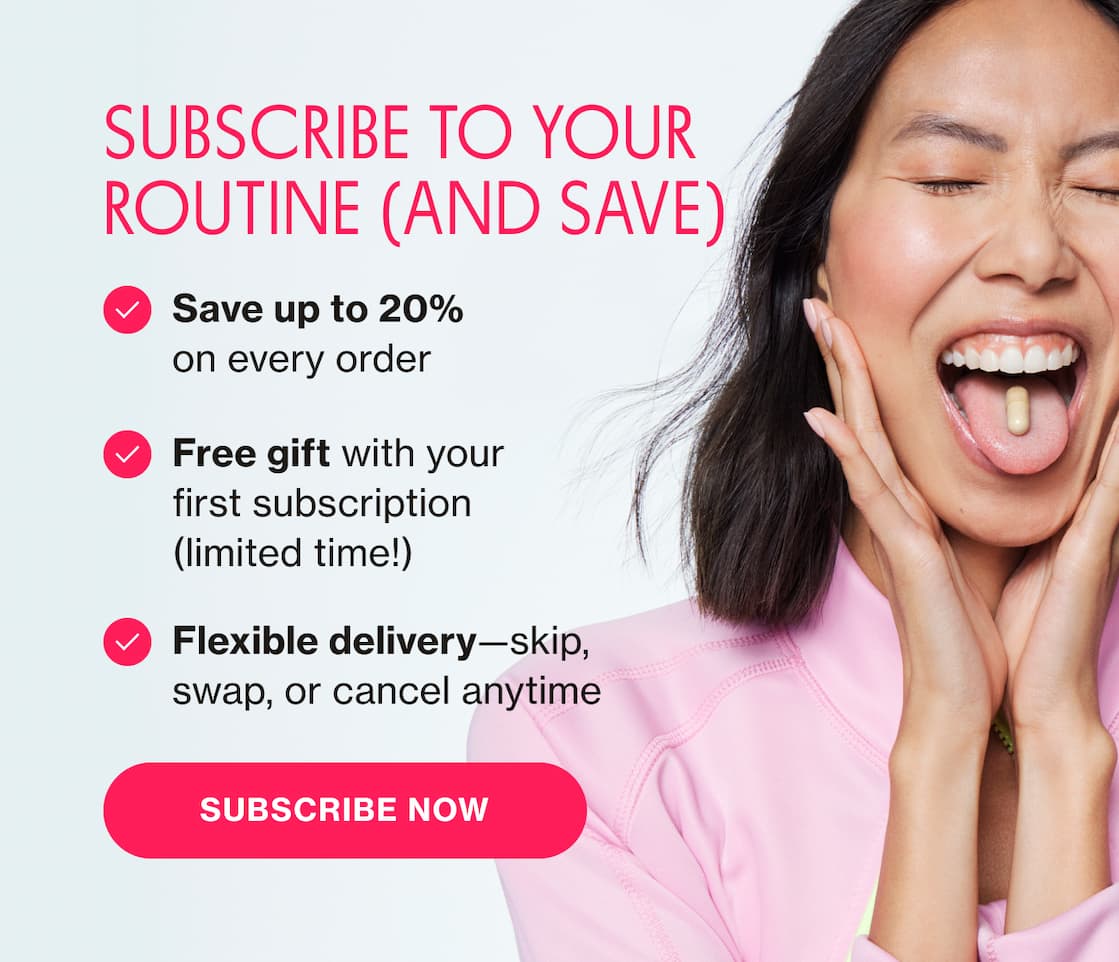 SUBSCRIBE TO YOUR ROUTINE (AND SAVE) | SUBSCRIBE NOW