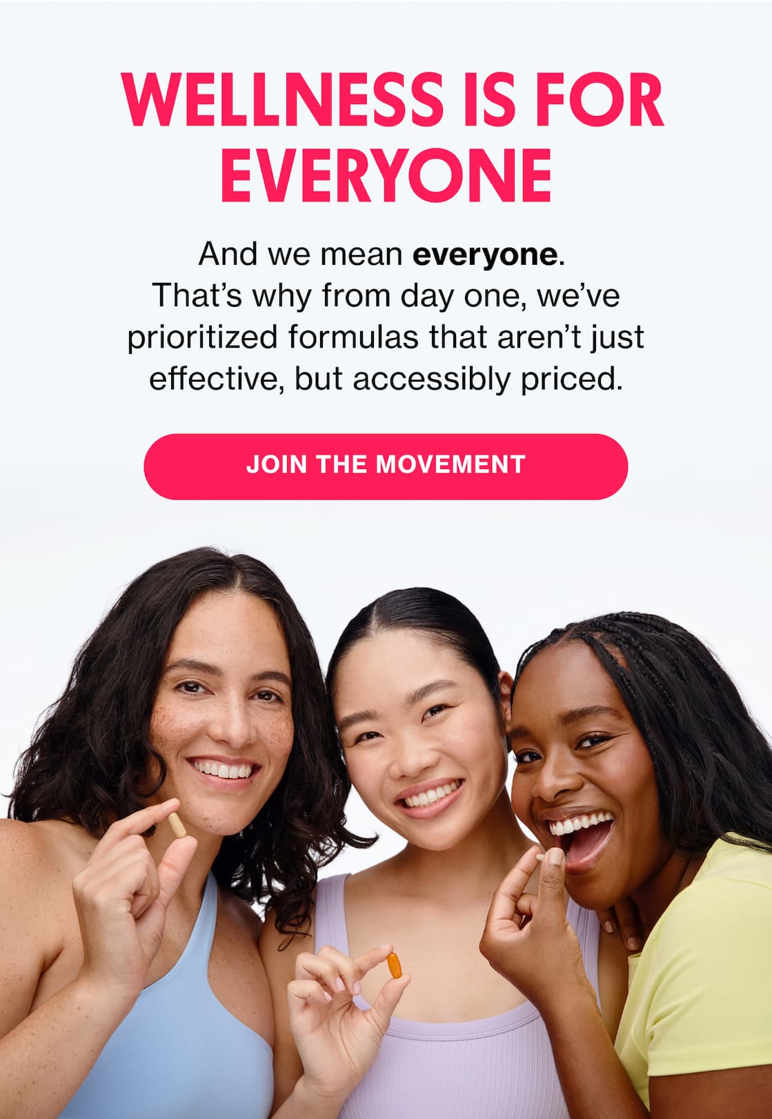 WELLNESS IS FOR EVERYONE | JOIN THE MOVEMENT WELLNESS IS FOR EVERYONE | JOIN THE MOVEMENT