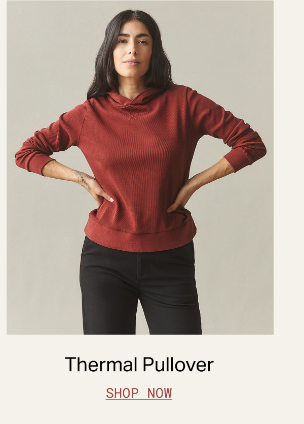 Womens Thermal Pullover