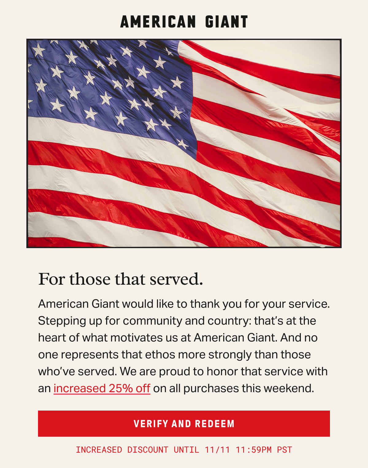 For Those that Serve