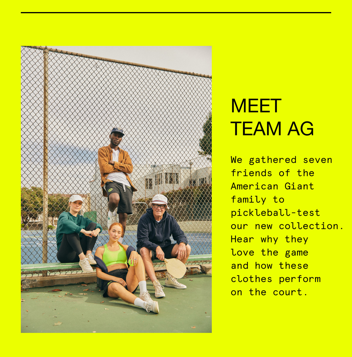 Introducing American Giant Pickleball Club American Giant