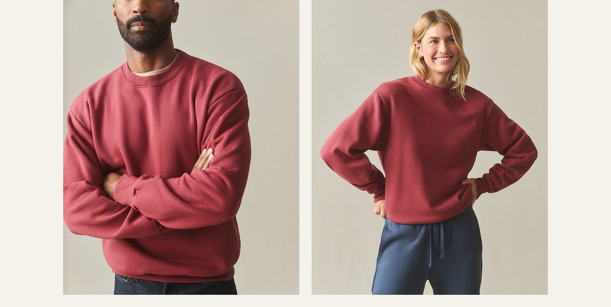 Vintage Crew - Tibetan Red