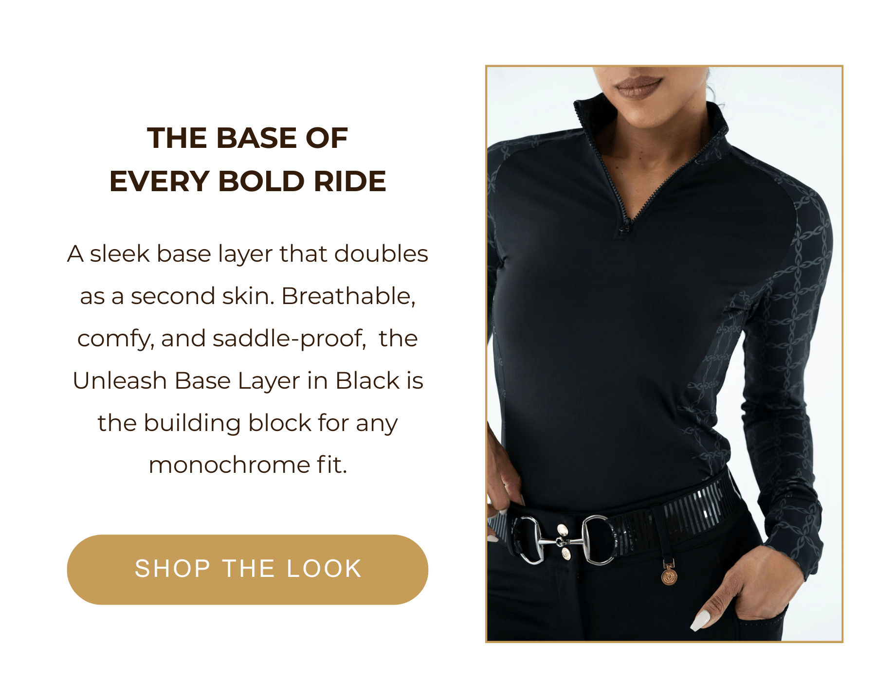 The Base Of Every Bold Ride