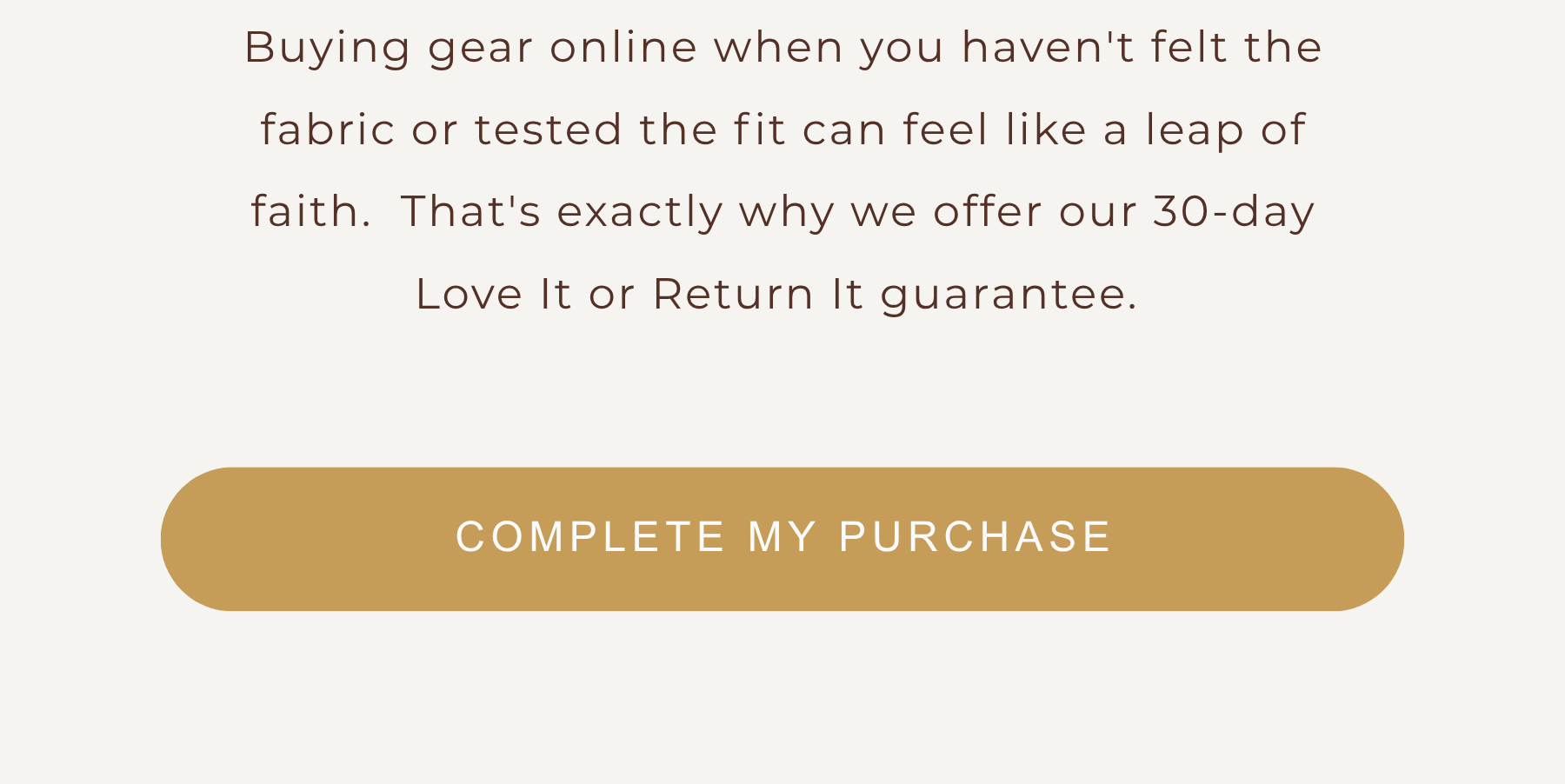 30-Day Love It Or Return It Guarantee