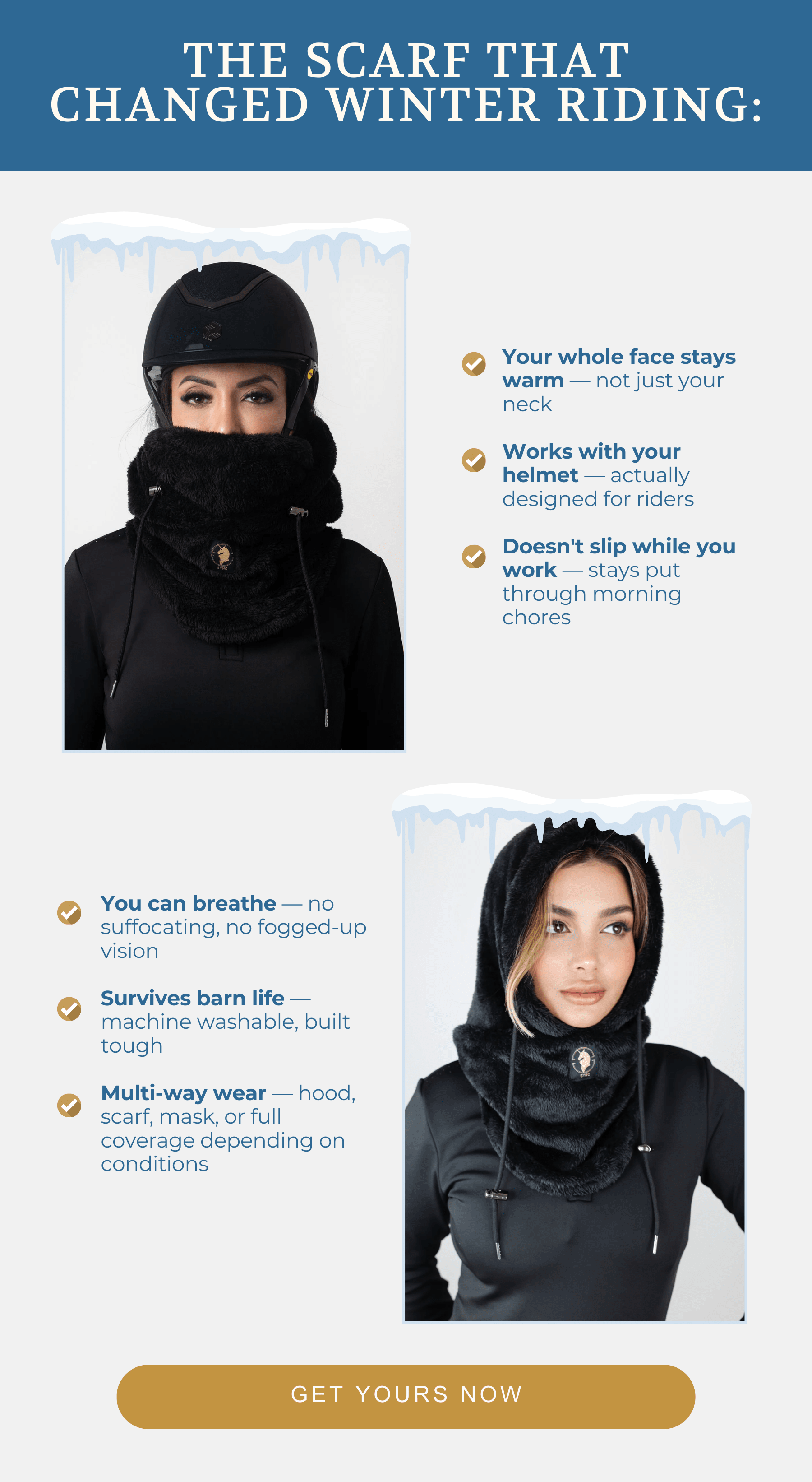 The Scarf That Changed Winter Riding