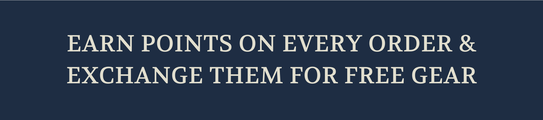 Earn Poins On Every Order