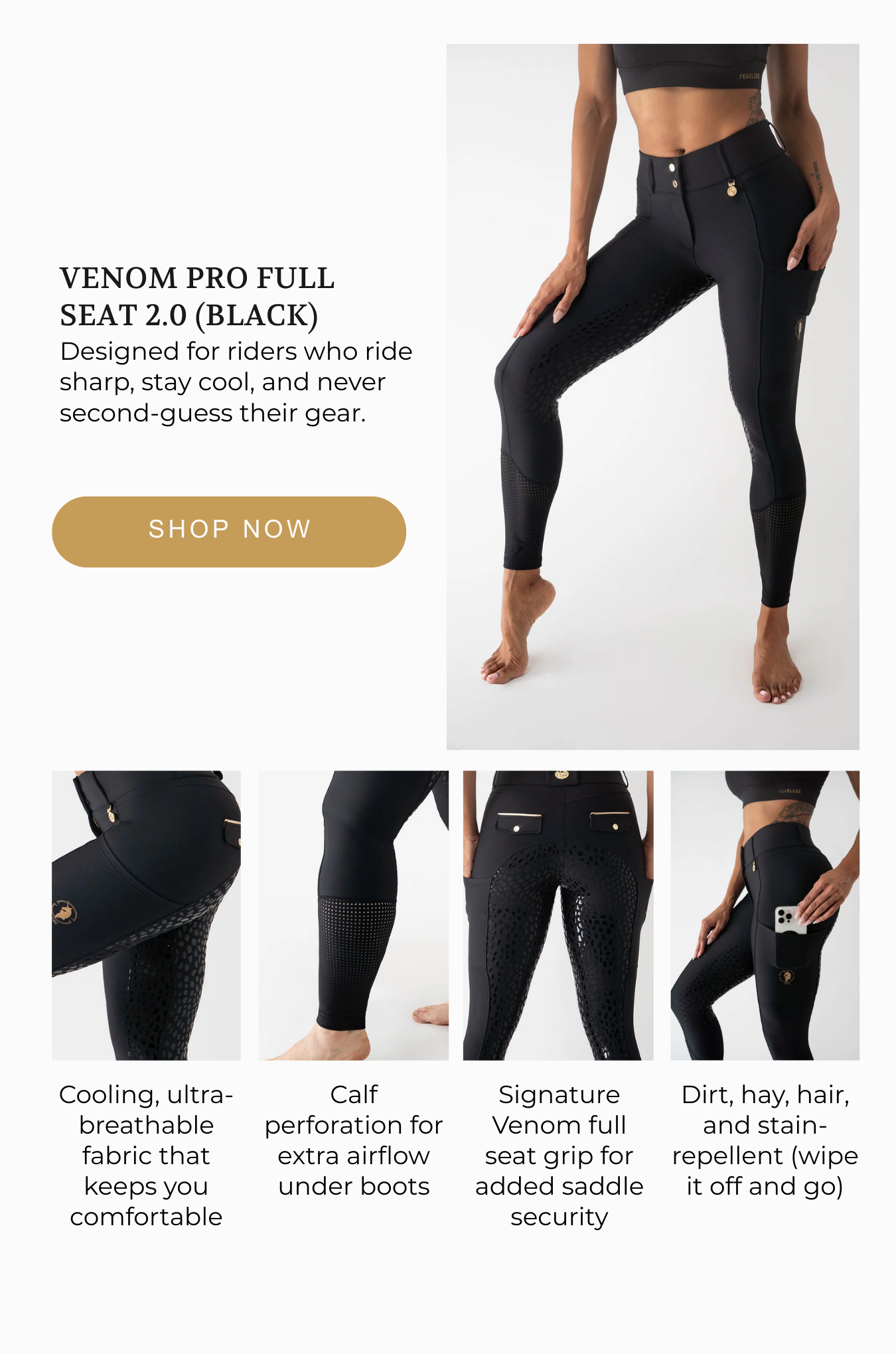 Venom Pro Full Seat 2.0 (Black)