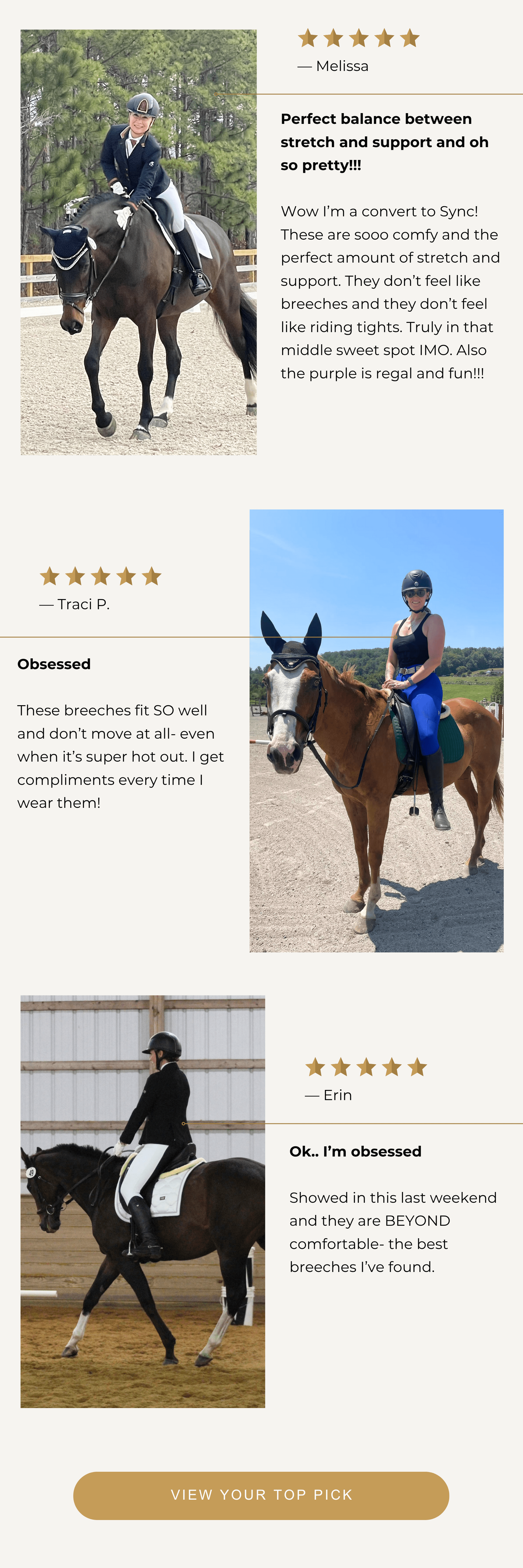 Tried, Tested & Top-Rated By Real Riders