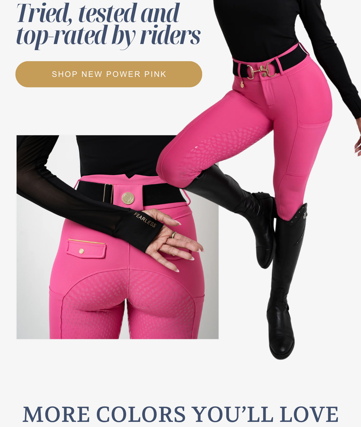 Tried, tested and top-rated by riders