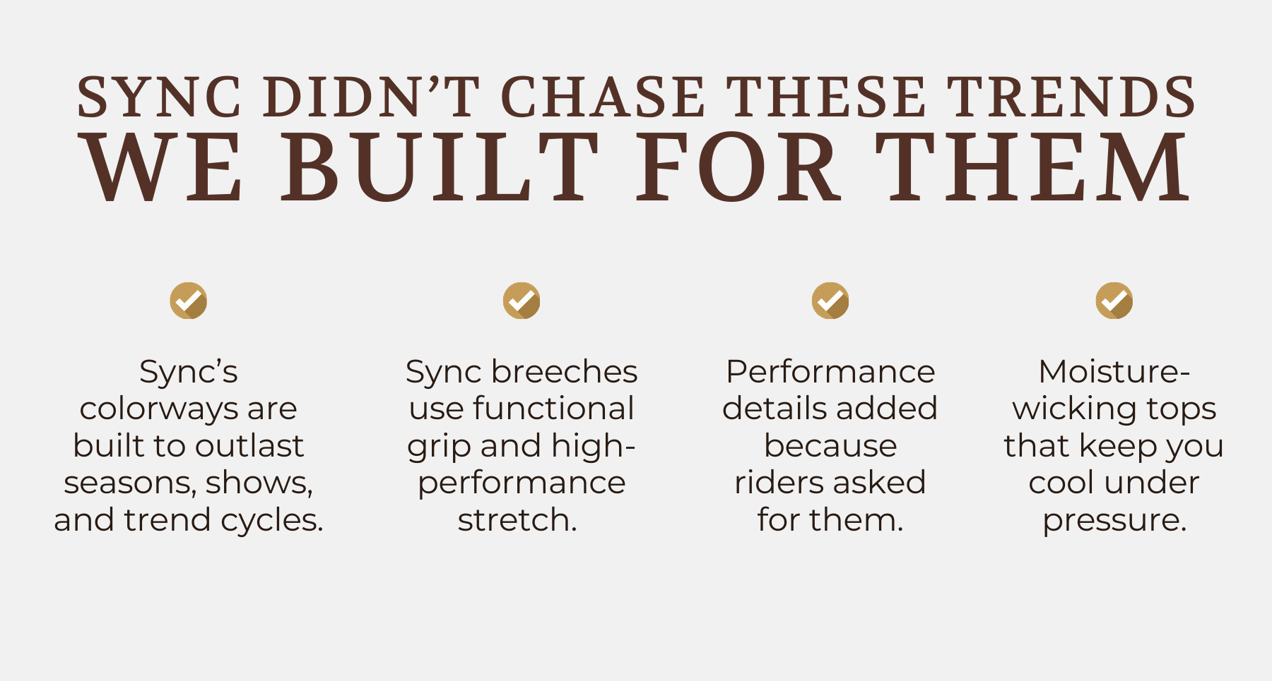 Sync's Didn't Chase These Trends. We Built For Them