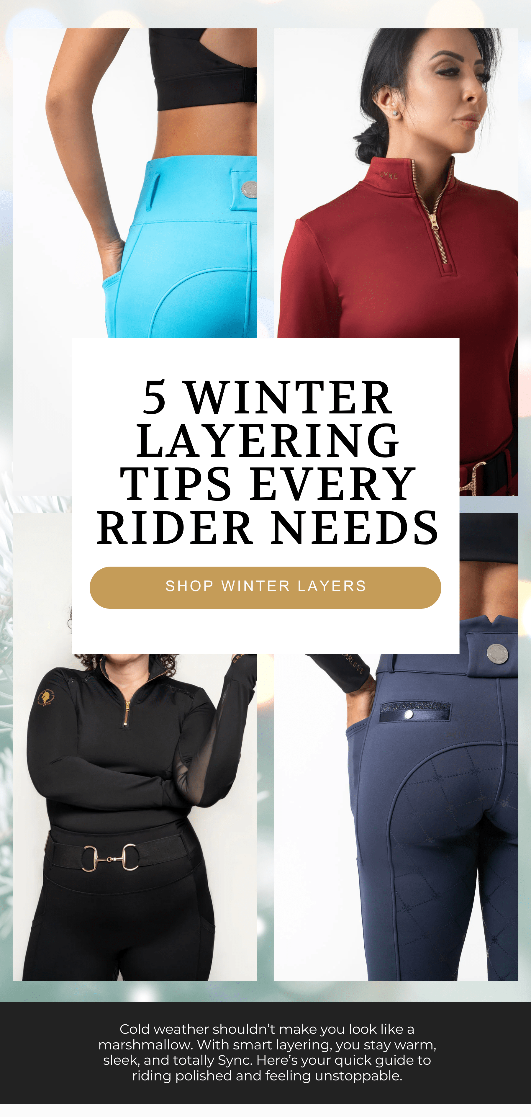 5 Winter Layering Tips Every Rider Needs