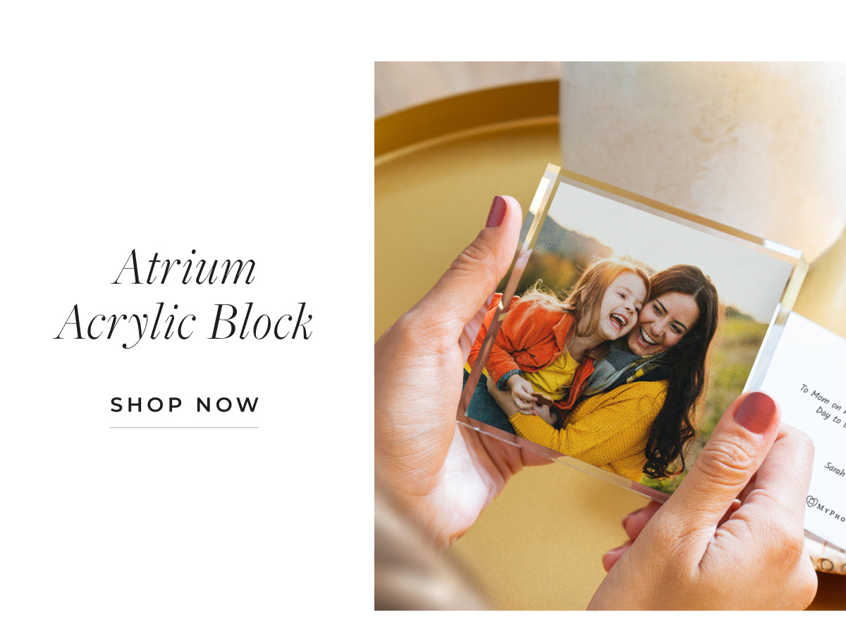 Atrium Acrylic Block Product Shot