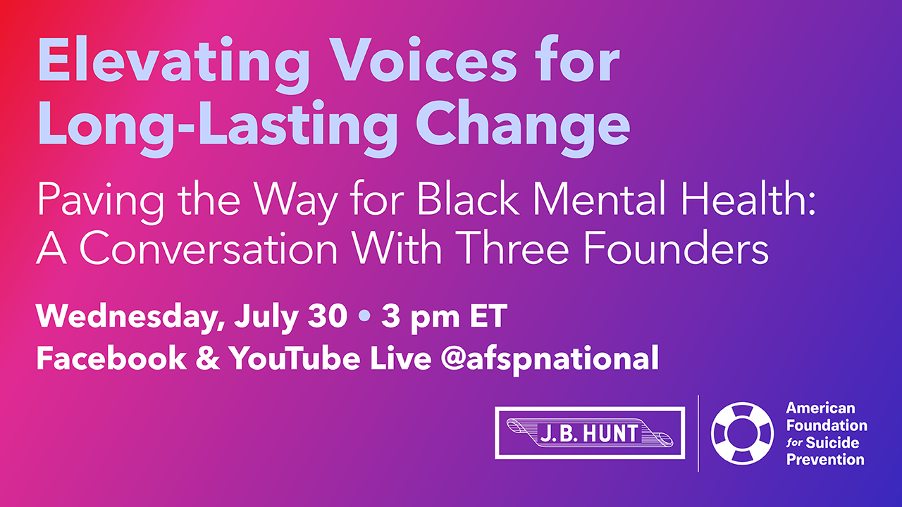 Elevating Voices for Long-Lasting Change - July 30 at 3 p.m. ET