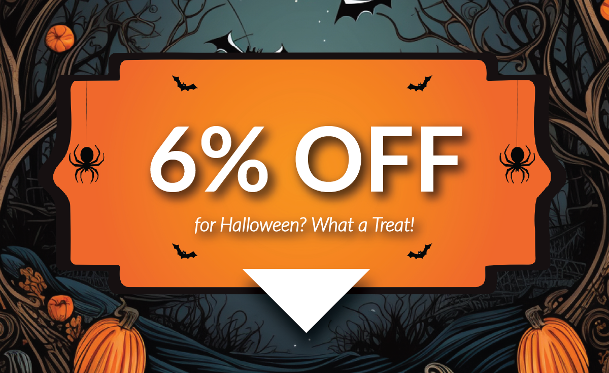 6% off for Halloween? What a Treat!