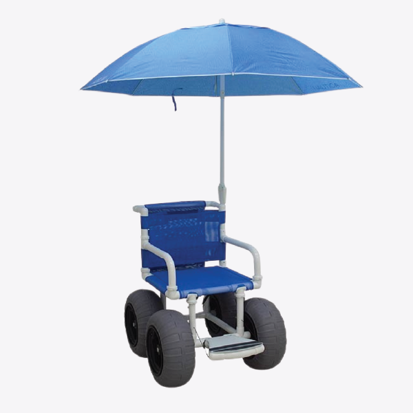 Echo All Terrain & Beach Wheelchair with Umbrella
