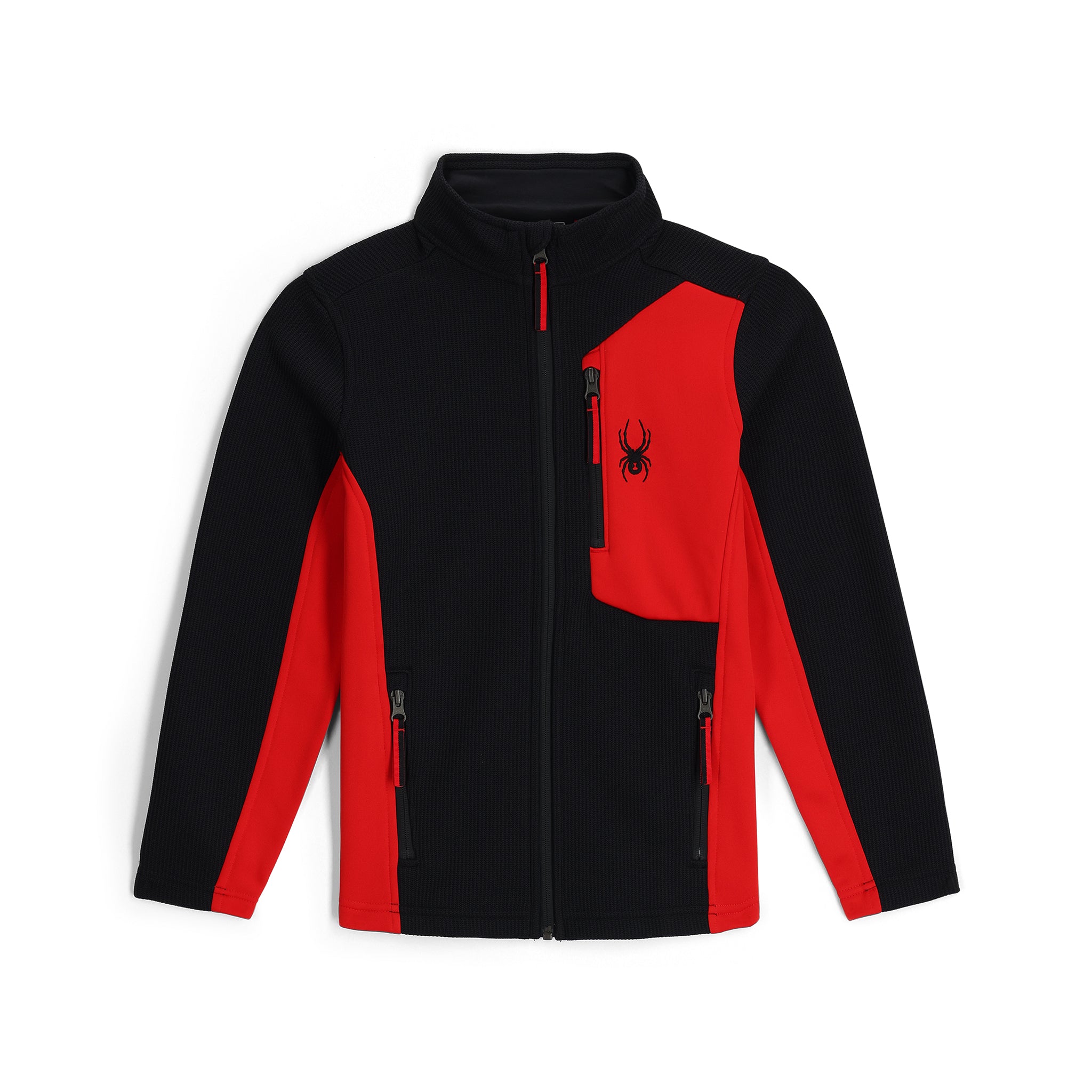 Boys Impulse Jacket - Black Block Camo