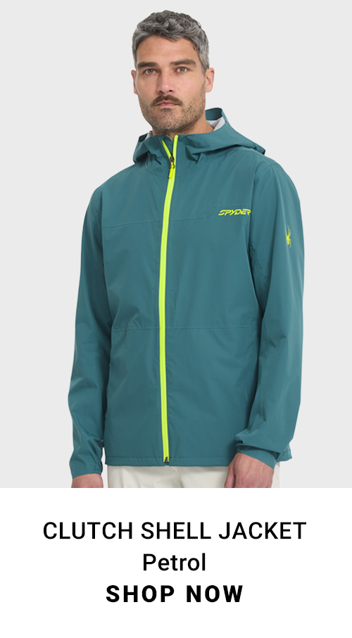 Clutch Shell Jacket - Petrol. Shop Now.