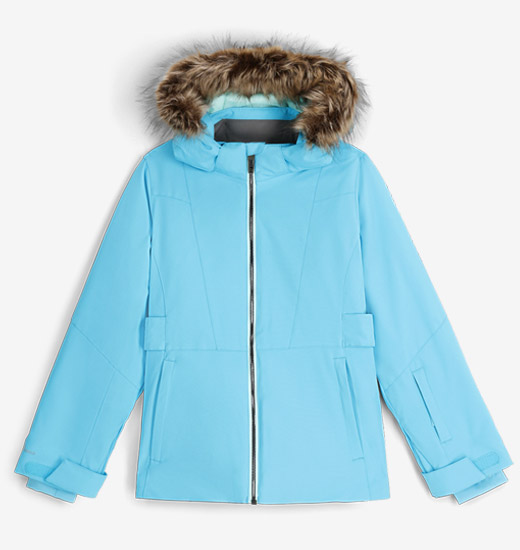 Girls Lola Jacket - Cyan Blue
