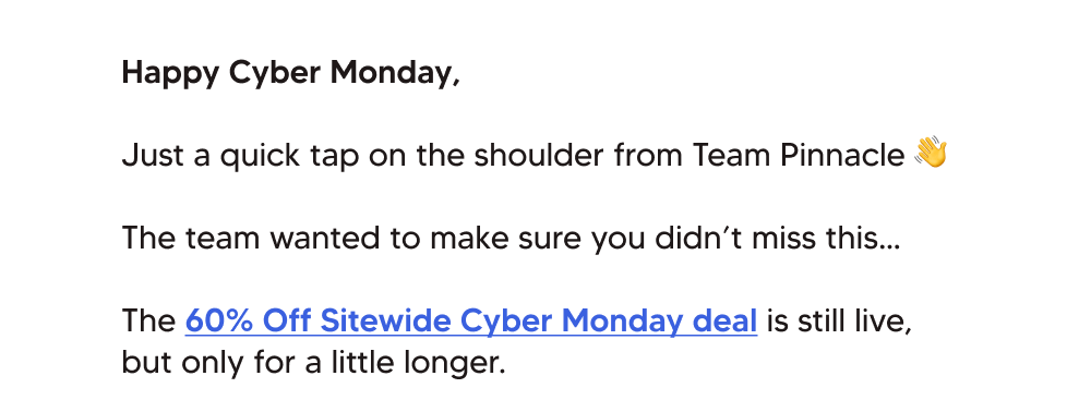 Quick Reminder | Pinnacle Hemp