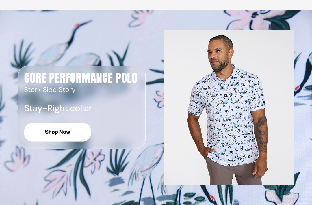 Core Performance Polo - Stork Side Story