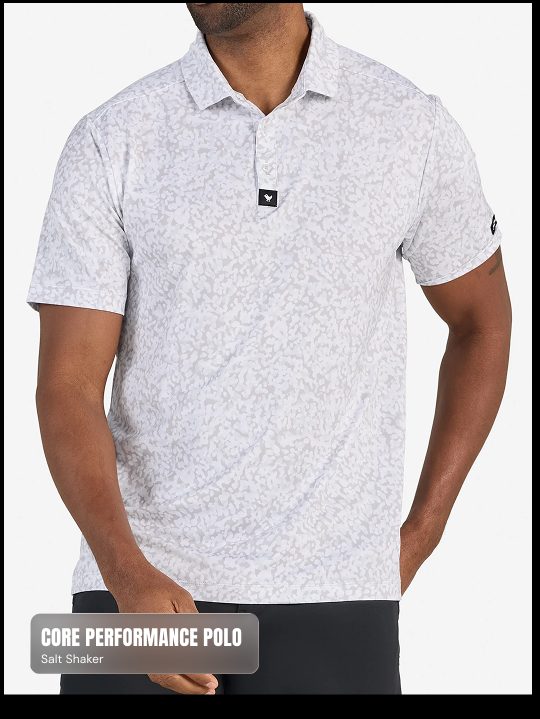 Core Performance Polo - Salt Shaker