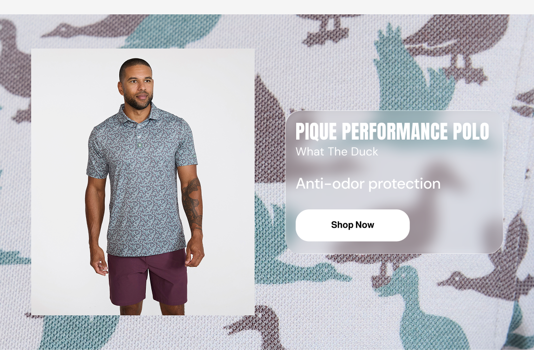 Pique Performance Polo - What The Duck