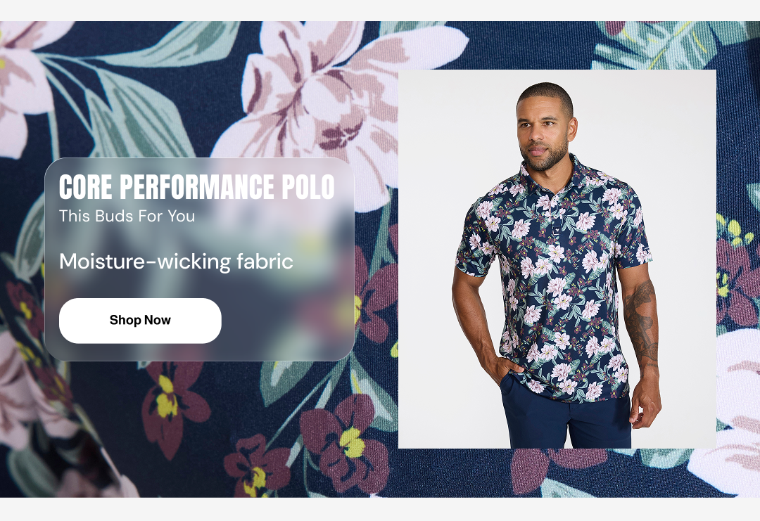 Core Performance Polo - This Buds for You