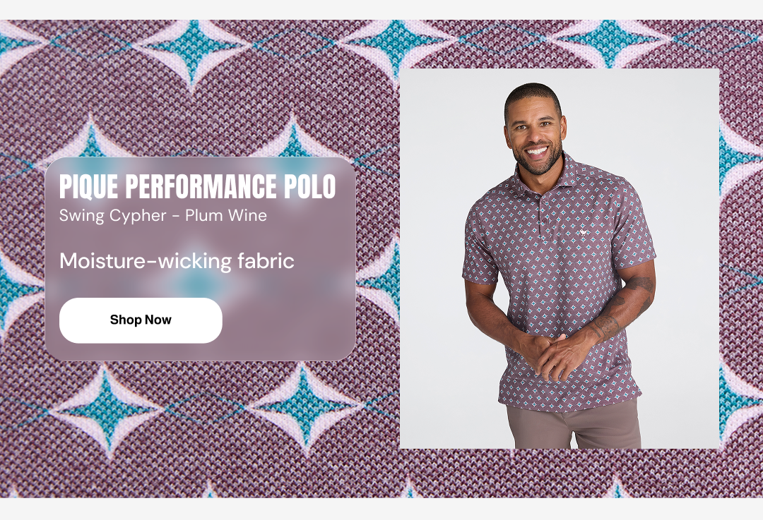 Pique Performance Polo Swing Cypher