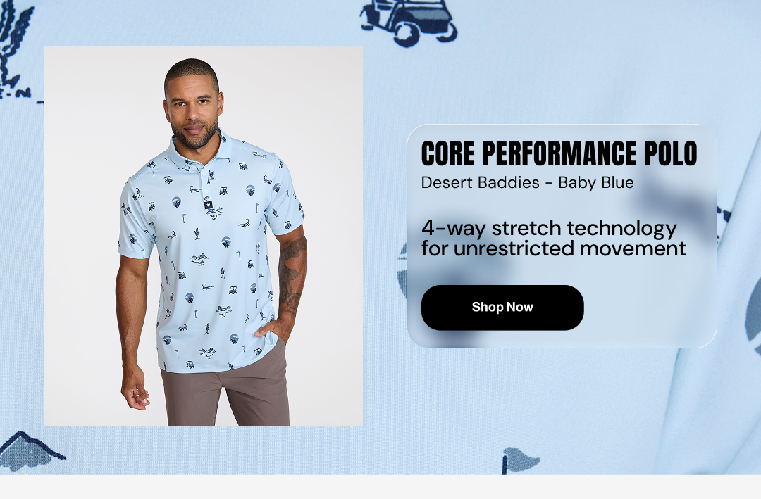Core Performance Polo Desert Baddies 