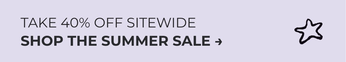 SAVE 40% SITEWIDE DURING THE AISLE SUMMER SALE