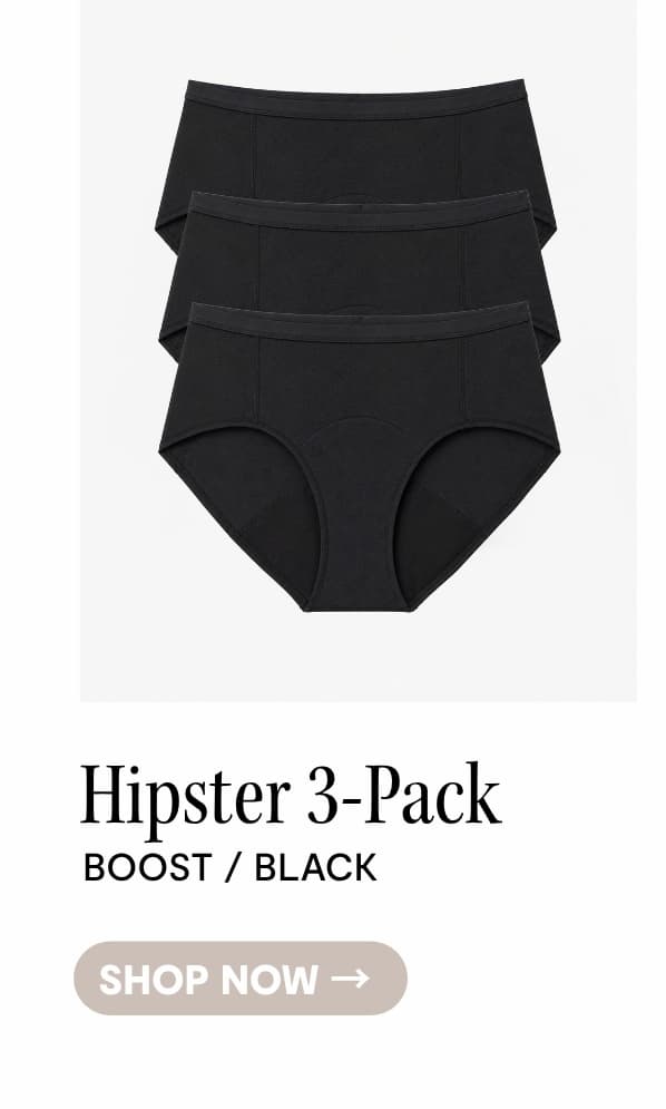 SHOP BOOST HIPSTER 3-PACK BLACK